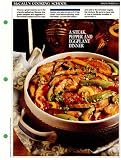  : McCall's Cooking School Recipe Card: Main Dishes 15 - Beef With Peppers And Eggplant (Replacement McCall's Recipage or Recipe Card For 3-Ring Binders)