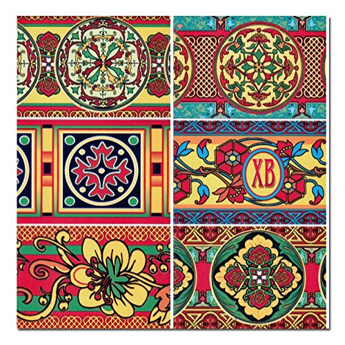 Set of 6 Prismatic Instant Easter Egg Decorating Wraps