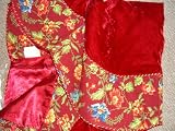 Katha Diddel Hand made needlepoint Christmas Tree Skirt 54