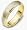 Two-Tone 14 Karat Gold 6mm Comfort Fit Wedding Band - 6.25