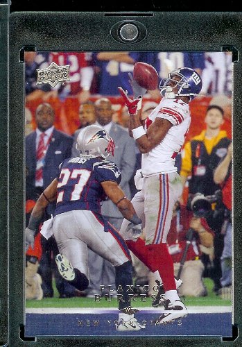 2008 Upper Deck #125???? Plaxico Burress - New York Giants - NFL Trading Cards in a Protective Display Case!