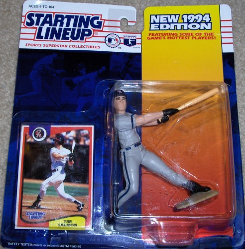 MLB Action Figure: Tim Salmon 1994 MLB Starting Lineup-MLB Action Figure-Major League Baseball Action Figure-Major League Baseball Figures-Major League Baseball-Baseball Figures-MLB Major League Baseball