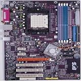 Electronics : ECS K8 Motherboard NFORCE4-A939, chipset nForce4, PCI-E/DDR/SND/LAN/SATA. Support AMD Athlon 64/FX/Dual Core processors - Socket 939.