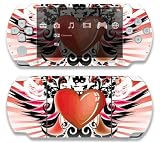 Heart Wings Decorative Protector Skin Decal Sticker for Sony Playstation PSP 1000 Portable System