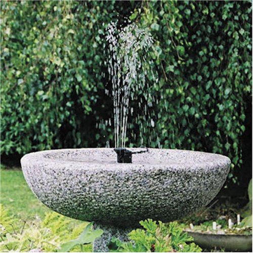 Solar powered fountain for small water features
