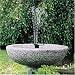 Solar powered fountain for small water features