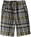 Wes and Willy Boys 8-20 Elastic Waist Large Plaid Short