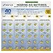 Avid Hearing Aid #10 Battery (40 Count), Metallic, HLT-10BATT40