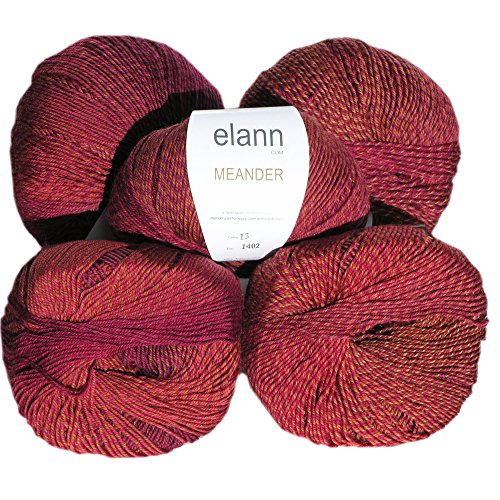 elann Meander Yarn | 5 Ball Bag | Fire and Fury-13