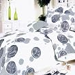 Blancho Bedding - [White Gray Marbles] Luxury Comforter Set Combo 300GSM