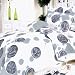 Blancho Bedding - [Elegance] 100% Cotton 4PC Comforter Cover/Duvet Cover Combo (Queen Size)