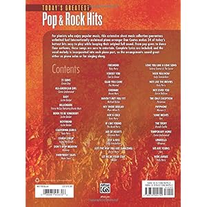 Today's Greatest Pop & Rock Hits: The Biggest Hits! The Greatest Artists! (Easy Piano) (Today's Greatest Hits)