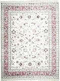 IMAGE OF 9'3 x 11'10 Handmade Knotted Persian Kashan New Area Rug From India - 52226