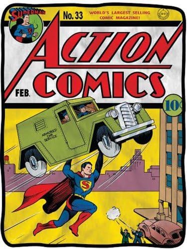 Superman Action Comics 45" x 60" Fleece Blanket