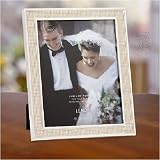 LENOX FINE SILVER JUBILEE PEARL PHOTO FRAME-HOLDS 8X10