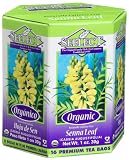 Seelect Organic Tea Bags, Senna Leaf, 16-Count Boxes (Pack of 6)