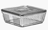 Anchor Hocking Glass Refrigerator Storage Container 12-c.