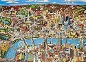 Gibsons Puzzle - London Looking North - 1,000 Piece Jigsaw