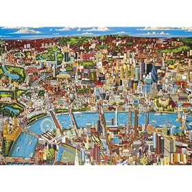 Gibsons - London - Looking North 1000 Piece Jigsaw Puzzles
