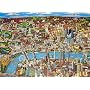 Gibsons Puzzle - London Looking North - 1,000 Piece Jigsaw