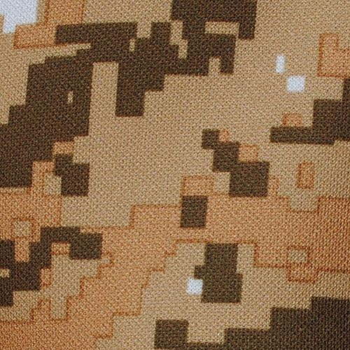 Angel Cola Men's Digital Camouflage Stripes Training Track Pant Brown L