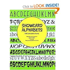 Showcard Alphabets: 100 Complete Fonts (Dover Pictorial Archive Series)