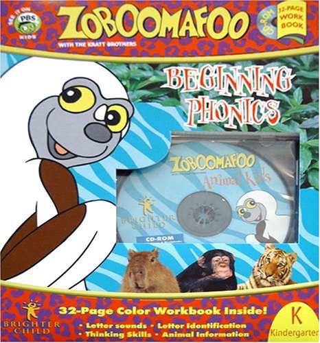 Software: Zoboomafoo Beginning Phonics CD/WorkBook Combo