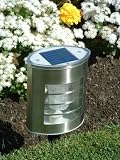 Outdoor Living : 2 PK STAINLESS STEEL OVAL SOLAR LIGHTS