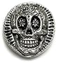 Rock Rebel Day Of the Dead Belt Buckle Skull