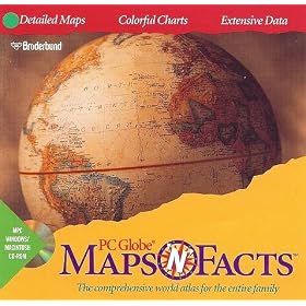 PC Globe Maps 'N' Facts : The Comprehensive World Atlas by Broderbund