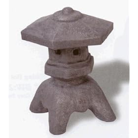 Lawn Ornaments Solid Concrete Flat Top Pagoda