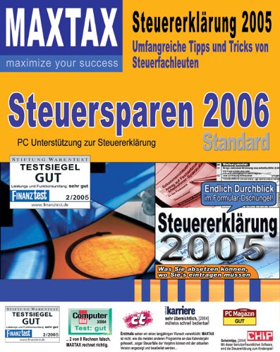 MAXTAX Steuersparen 2006 Standard