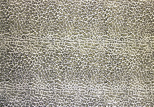 Bungalow Flooring 23-by-36-Inch MicroFibre Floor Mat, Leopard Noir Print