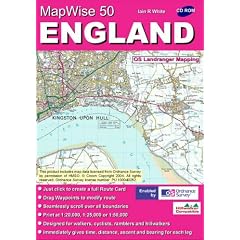 England: All OS Landranger Maps of England on CD (MapWise 50)