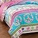 Dream Factory Peace And Love Peace Signs Girls Comforter Set, Multi-Colored, Full