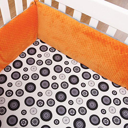 Hot products review One Grace Place Teyo's Tires Crib Sheet, Black