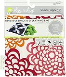 Itzy Ritzy Snack Happens Reusable Snack Bag, Fresh Bloom
