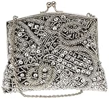 La Regale Star-Gazer Framed Clutch with Shoulder Strap