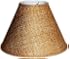 A Ray Of Light 71713BUR 7-Inch by 17-Inch by 13-Inch Brown Burlap Empire Hardback Shade
