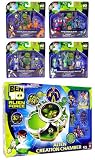 Ben 10 (Ten) Alien Creation Chamber Set of 4 Mini Figure 2-Packs and Alien Creation Chamber