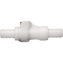Acetal Miniature Quick Connect Tube Fitting, Barbed Coupler, Tube ID