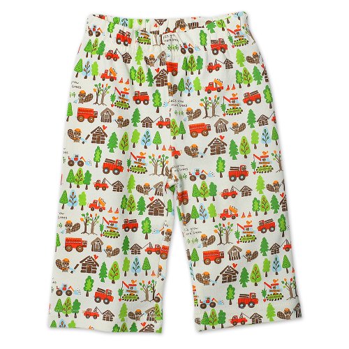 Zutano Unisex-Baby Infant Busy Beaver Organic Pant, Oats, 6 Months