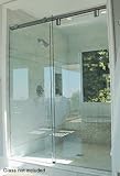 C.R. LAURENCE HYDK60BN CRL Brushed Nickel 60 Hydroslide 180 Degree Standard Sliding Shower Door Kit