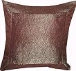 ShalinCraft Pillowcases Home Decorating India Hand Made Gifts Silk Fabric 16x16 inches (bcbr222)