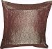 ShalinCraft Pillowcases Home Decorating India Hand Made Gifts Silk Fabric 16x16 inches (bcbr222)