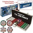 U.S. Air Force CLAY-Filled 500 Poker Chip Set w/Custom Case