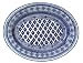 Ambiance Azure Blue 18- by 14-Inch Platter