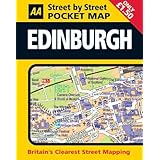 aa street by street pocket map edinburgh