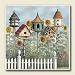 Absorbastone Coasters ~ Garden Birdhouse