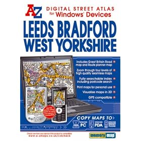 A-Z Leeds,  Bradford & West Yorkshire